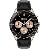 Hugo Boss Talent Chronograph Black Dial Black Leather Strap Watch For Men - 1513580 Buy Now By Hugo Boss
