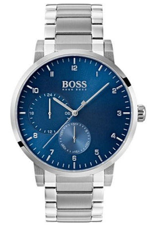 Hugo Boss Oxygen Chronograph Blue Dial Silver Steel Strap Watch for Men - 1513597 Buy Now By Hugo Boss