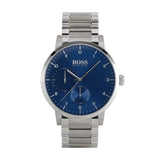 Hugo Boss Oxygen Chronograph Blue Dial Silver Steel Strap Watch for Men - 1513597 Buy Now By Hugo Boss