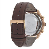 Hugo Boss Grand Prix Brown Dial Brown Leather Strap Watch for Men - 1513605 Buy Now By Hugo Boss