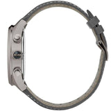 Hugo Boss Grand Prix White Dial Grey Leather Strap Watch for Men - 1513633 Buy Now By Hugo Boss