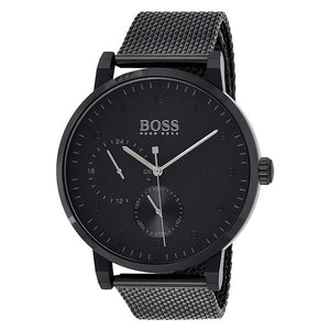 Hugo Boss Oxygen Black Dial Black Mesh Bracelet Watch for Men - 1513636 Buy Now By Hugo Boss