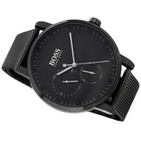 Hugo Boss Oxygen Black Dial Black Mesh Bracelet Watch for Men - 1513636 Buy Now By Hugo Boss