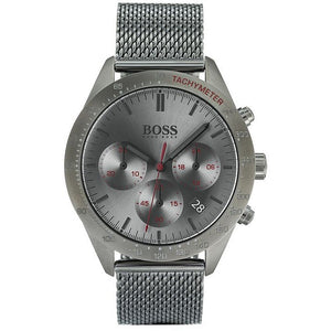 Hugo Boss Talent Gunmetal Dial Grey Mesh Bracelet Watch for Men - 1513637 Buy Now By Hugo Boss