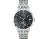 Hugo Boss Corporal Black Dial Silver Mesh Bracelet Watch for Men - 1513641 Buy Now By Hugo Boss