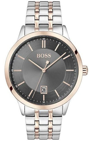 Hugo Boss Classic Grey Dial Two Tone Steel Strap Watch for Men - 1513688 Buy Now By Hugo Boss