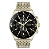 Hugo Boss Ocean Edition Black Dial Gold Mesh Bracelet Watch for Men - 1513703 Buy Now By Hugo Boss