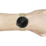 Hugo Boss Horizon Quartz Black Dial Gold Mesh Bracelet Watch For Men - 1513735 Buy Now By Hugo Boss