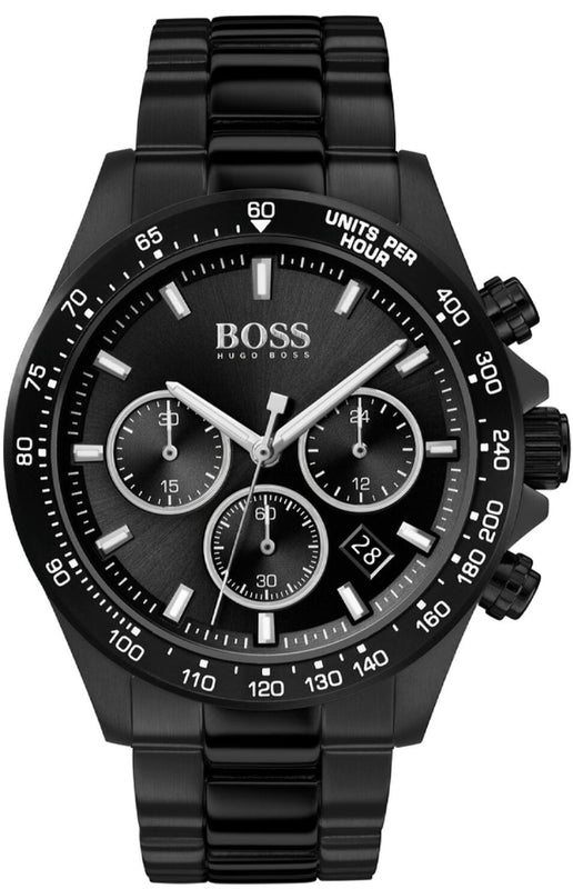 Hugo Boss Hero Black Dial Black Steel Strap Watch for Men - 1513754 Buy Now By Hugo Boss