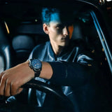 Hugo Boss Nomad Blue Dial Brown Leather Strap Watch for Men - 1513773 Buy Now By Hugo Boss