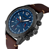 Hugo Boss Nomad Blue Dial Brown Leather Strap Watch for Men - 1513773 Buy Now By Hugo Boss