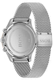 Hugo Boss Associate Black Dial Silver Mesh Bracelet Watch for Men - 1513805 Buy Now By Hugo Boss