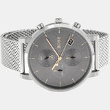 Hugo Boss Integrity Grey Dial Silver Mesh Bracelet Watch for Men - 1513807 Buy Now By Hugo Boss