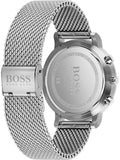 Hugo Boss Skymaster White Dial Silver Mesh Bracelet Watch for Men - 1513933 Buy Now By Hugo Boss