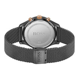 Hugo Boss Associate Black Dial Black Mesh Bracelet Watch for Men - 1513811 Buy Now By Hugo Boss