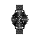 Hugo Boss Integrity Black Dial Black Mesh Bracelet Watch for Men - 1513813 Buy Now By Hugo Boss