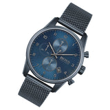 Hugo Boss Skymaster Chronograph Blue Dial Blue Mesh Bracelet Watch for Men - 1513836 Buy Now By Hugo Boss