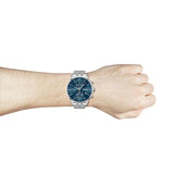 Hugo Boss Associate Blue Dial Silver Steel Strap Watch for Men - 1513839 Buy Now By Hugo Boss