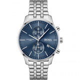 Hugo Boss Associate Blue Dial Silver Steel Strap Watch for Men - 1513839 Buy Now By Hugo Boss