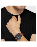 Hugo Boss Pilot Black Dial Brown Leather Strap Watch for Men - 1513851 Buy Now By Hugo Boss