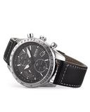Hugo Boss Aero Chronograph Black Dial Black Leather Strap Watch for Men - 1513770 Buy Now By Hugo Boss