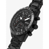Hugo Boss Aero Black Dial Black Steel Strap Watch for Men - 1513771 Buy Now By Hugo Boss