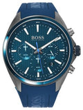Hugo Boss Distinct Blue Dial Blue Rubber Strap Watch for Men - 1513856 Buy Now By Hugo Boss
