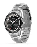 Hugo Boss Santiago Black Dial Silver Steel Strap Watch for Men - 1513862 Buy Now By Hugo Boss