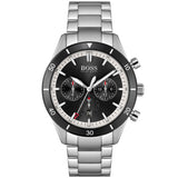Hugo Boss Santiago Black Dial Silver Steel Strap Watch for Men - 1513862 Buy Now By Hugo Boss
