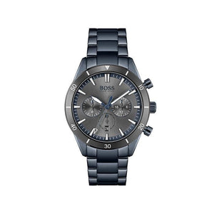 Hugo Boss Santiago Grey Dial Blue Steel Strap Watch for Men - 1513865 Buy Now By Hugo Boss
