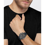 Hugo Boss Santiago Grey Dial Blue Steel Strap Watch for Men - 1513865 Buy Now By Hugo Boss