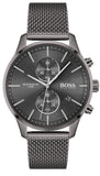 Hugo Boss Associate Grey Dial Grey Mesh Bracelet Watch for Men - 1513870 Buy Now By Hugo Boss