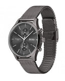 Hugo Boss Associate Grey Dial Grey Mesh Bracelet Watch for Men - 1513870 Buy Now By Hugo Boss