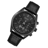 Hugo Boss Champion Black Dial Black Leather Strap Watch for Men - 1513880 Buy Now By Hugo Boss