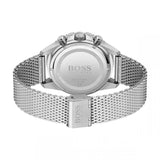 Hugo Boss Admiral Black Dial Silver Mesh Bracelet Watch for Men - 1513904 Buy Now By Hugo Boss
