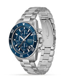 Hugo Boss Admiral Blue Dial Silver Steel Strap Watch for Men - 1513907 Buy Now By Hugo Boss