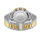 Hugo Boss Admiral Black Dial Two Tone Steel Strap Watch for Men - 1513908 Buy Now By Hugo Boss