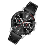 Hugo Boss Allure Black Dial Black Leather Strap Watch for Men - 1513920 Buy Now By Hugo Boss