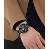 Hugo Boss Allure Black Dial Black Leather Strap Watch for Men - 1513920 Buy Now By Hugo Boss