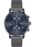 Hugo Boss Skymaster Chronograph Grey Dial Grey Mesh Bracelet Watch for Men - 1513934 Buy Now By Hugo Boss