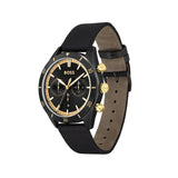 Hugo Boss Santiago Black Dial Black Nylon Strap Watch for Men - 1513935 Buy Now By Hugo Boss