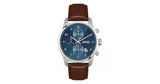 Hugo Boss Skymaster Blue Dial Brown Leather Strap Watch for Men - 1513940 Buy Now By Hugo Boss