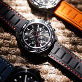 Hugo Boss Energy Chronograph Black Dial Black Silicon Strap Watch For Men - 1513969 Buy Now By Hugo Boss