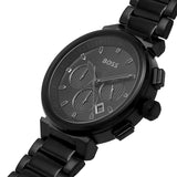 Hugo Boss One Chronograph Black Dial Black Steel Strap Watch For Men - 1514001 Buy Now By Hugo Boss