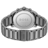 Hugo Boss Trace Chronograph Grey Dial Grey Steel Strap Watch For Men - 1514005 Buy Now By Hugo Boss