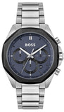 Hugo Boss Cloud Chronograph Blue Dial Silver Steel Strap Watch For Men - 1514015 Buy Now By Hugo Boss