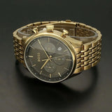 Hugo Boss Gregor Chronograph Grey Dial Gold Steel Strap Watch For Men - 1514051 Buy Now By Hugo Boss