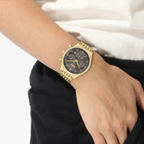 Hugo Boss Gregor Chronograph Grey Dial Gold Steel Strap Watch For Men - 1514051 Buy Now By Hugo Boss