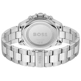 Hugo Boss Troper Chronograph Black Dial Silver Steel Strap Watch For Men - 1514101 Buy Now By Hugo Boss