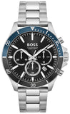 Hugo Boss Troper Chronograph Black Dial Silver Steel Strap Watch For Men - 1514101 Buy Now By Hugo Boss